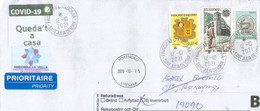 Lettre à UPPSALA, Arrivée Durant épidemie COVID-19, Avec VIGNETTE Prévention Coronavirus,return To Sender - Storia Postale