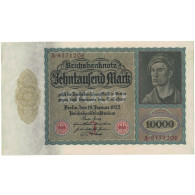 Billet, Allemagne, 10,000 Mark, 1922, 1922-01-19, KM:71, SPL - 10000 Mark