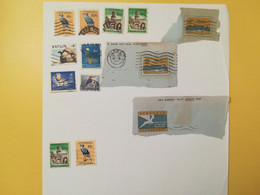 PAGINA PAGE ALBUM SUD AFRICA SUID SOUTH  ATTACCATI PAGE WITH STAMPS COLLEZIONI LOTTO LOT LOTS - Collections, Lots & Series