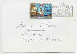 AFARS ISSAS LETTRE COVER 30FR SOLO SEUL LETTRE AVION DJIBOUTI 4.6.1973 + VERSO MENTION SP 85017 - Lettres & Documents