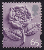 GREAT BRITAIN England 2001 65p Tudor Rose Sc#4 - USED @R081 - England