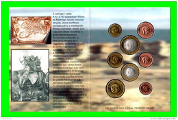 CARTAGO  ( COMUNA DE KARTHÁGO.- TUNEZ - EUROPA ) CARTERA CON LA SERIE DE EUROS EN PRUEBA DEL AÑO 2005 ( PATTERNMUNT ) - Litauen