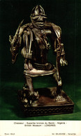 N°345 N -carte  : Chasseur -bronze Du Benin- - Objets D'art