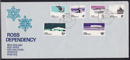 Ross Dependency, 1972, Definitives, Set On FDC - Lettres & Documents