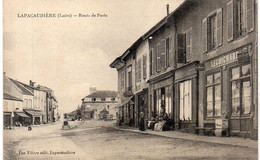 LAPACAUDIERE - Route De Paris  (Commerce Leguichard) (122475) - La Pacaudiere