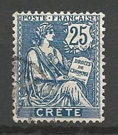 CRETE N° 9 OBL - Usati