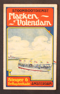 Stoombootdienst Marken Volendam. - Landkarten