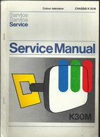 Service Manual - Colour Television  - Chassis K30M - Televisión