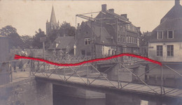 COMINES- Französisch Warneton Brücke Carte Photo Allemande 1° Guerre - Comines-Warneton - Komen-Waasten
