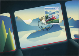 Suisse - 2021 - Rigi Bahn - Maximumkarte - FDC ET - Lettres & Documents