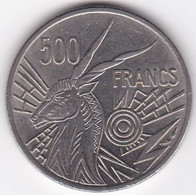 Banque Des Etats De L'Afrique Centrale. 500 Francs 1976 A Tchad , En Nickel , KM# 12 - Ciad