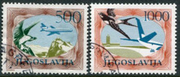 YUGOSLAVIA 1985 Airmail Definitive Perforated 12½ Used.  Michel 2098-99A - Used Stamps