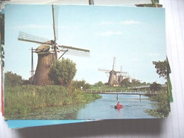 Nederland Holland Pays Bas Kinderdijk Molens En Roeibootje - Kinderdijk