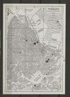 CARTE PLAN MAP 1954 MAGHREB MAROC MOROCCO - CASABLANCA ANCIENNE MÉDINA CHANTIERS DU PORT - Cartes Topographiques