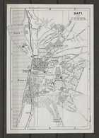 CARTE PLAN MAP 1954 MAGHREB MAROC MOROCCO - SAFI - CLUB NAUTIQUE - BIADA - TRABSINI - MEDINA - CHATEAU DE MER - Cartes Topographiques