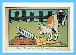 CPM Illustration - Musée De La Seita - Rabier - Reproduction 10,5x15 - Bon! Encore Un Tremblement De Terre - Rabier, B.