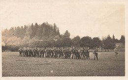 Carte-Photo Soldats - Soldaten En Campagne  Armée Suisse Schweizer Armee Militaria - Other & Unclassified