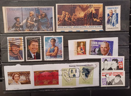 Fe001 USA 1976 - 2020 Lot 18 Stamps Mnh Used Bicentennial Wayne Reagan Kahanamoku Costello Hardy Hubble Others - Other & Unclassified