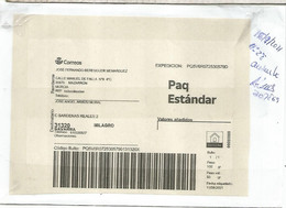 MAZARRON MURCIA ETIQUETA PAQUETE ESTANDAR COMPUTER LABEL - Lettres & Documents