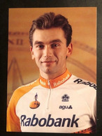 Johan Bruyneel - Rabobank - 1996 - Carte / Card - Cyclists - Cyclisme - Ciclismo -wielrennen - Cyclisme