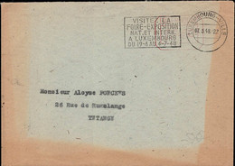 Luxembourg Luxemburg  1948 Lettre Luxembourg-Ville Vers Tétange - Lettres & Documents