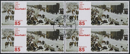 Suisse - 2021 - Bourbaki Armee - Viererblock - Ersttag Stempel ET - Oblitérés