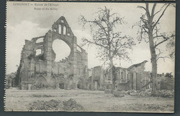 Guerre 14/18 -  Longpont - Ruines De L'Abbaye  Obf 2035 - Guerra 1914-18