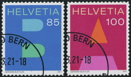 Suisse - 2021 - A + B Post - Ersttag Stempel ET - Usati