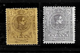 Alfonso XIII 1920 MH Serie Completa Con Charnela  Edifil 289/90 Yvert 255/6 - Nuevos