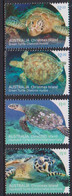 CHRISTMAS ISLAND, 2021, MNH, TURTLES, 4v - Turtles
