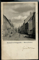 Souvenir De Philippeville - Rue De Namur -- écrite: PHILIPPEVILLE 1904 - Philippeville