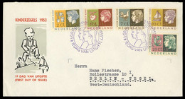 1953, Niederlande, 631-35, FDC - Other & Unclassified