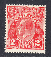 Australia 1926-30 Mint No Hinge, Golden Scarlet, Die 2, Wmk 7, Sc# ,SG 99 - Ongebruikt