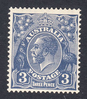 Australia 1926-30 Mint Mounted, Deep Ultramarine, Wmk 7, See Notes, Sc# ,SG 100b - Ongebruikt