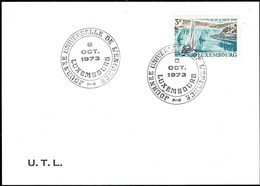 Luxembourg Luxemburg 1973 Carte Postale Cachet Spécial Journée Universelle De L'Enfance U.T.L. - Lettres & Documents