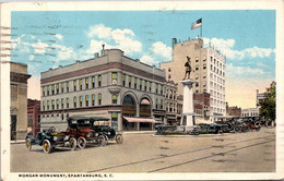 South Carolina Spartanburg The Morgan Monument 1920 Curteich - Spartanburg