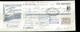 0-3211-LCD-12822   Quincaillerie Ferriol-matrat à St étienne M. Pasturle à Grenoble 23-01-1909 - Letras De Cambio