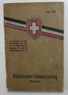 Festbuch Des Rheinischen Schweizertages Düsseldorf 1906. - Mappamondo