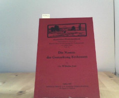 Die Namen Der Gemarkung Erzhausen, Heft 19 - Deutschland Gesamt