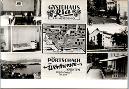 23525 - Kärnten - Pörtschach Am Wörthersee , Gästehaus Ria , E. M. Werding - Gelaufen 1968 - Pörtschach