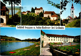 23631 - Steiermark - Leibnitz , Schloss Seggau Und Sulm Badesee - Gelaufen 1968 - Leibnitz