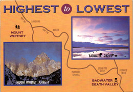23747 - USA - Death Valley , Badwater , Mount Whitney - Gelaufen 1997 - Death Valley