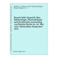 Round-table-Gespräch über Bakteriologie, Pharmakologie Und Die Klinische Anwendung Von Bactrim Roche 25.-26. M - Nature