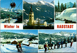 23816 - Salzburg - Radstadt , Ski , Mehrbildkarte - Gelaufen 1993 - Radstadt