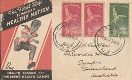 Nelle Zélande Lettre Pour L'Australie 1947 - Brieven En Documenten