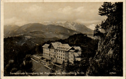 24287 - Niederösterreich - Puchberg Am Schneeberg , Sanatorium Strengberg - Gelaufen 1930 - Schneeberggebiet