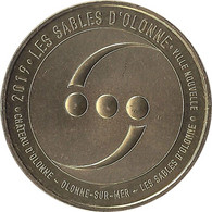 2019 MDP274 - LES SABLES-D'OLONNE  2 - Ville Nouvelle (2019) / MONNAIE DE PARIS - 2019