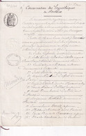 Pontoise (Val D'Oise 95)  Acte Notarié - Conservation Des Hypothèques De Pontoise - Timbre Fiscal - 1882 - Seals Of Generality