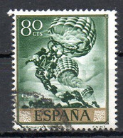 ESPAGNE. N°1370 De 1966 Oblitéré. Parachutes. - Paracaidismo