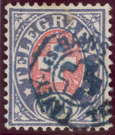 Heimat VD LAVEY-LES-BAINS ~1885 Telegraphen-Stempel Auf Zu#16 Telegrapfen-Marke 50 C. - Telegraafzegels